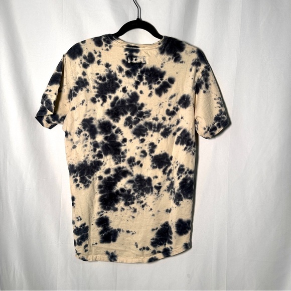 🌪️ Reason Tie-Dye Logo Tee, Gothic “Reason” Graphic (M), Black/Beige Streetwear - Picture 8 of 8